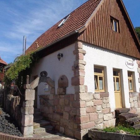 Ferienhaus Zur Kleinen Kneipe ฟลาดุงเงน ภายนอก รูปภาพ